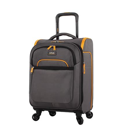 carry master 20 1 removable wheel spinner carry on luggage